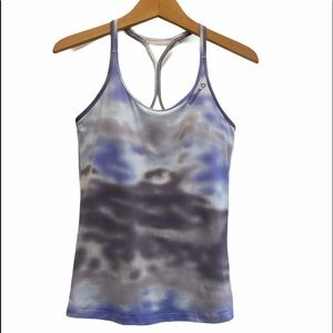REEBOK Multi Colour Tie Dye Tank Top Size Small
